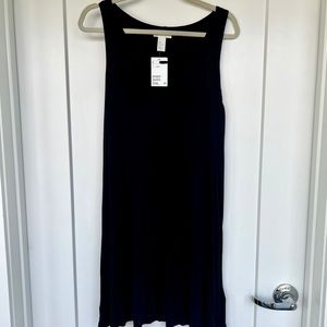 NWT H&M V-neck Black Dress